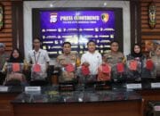 Kapolres Kotim Pimpin Konferensi Pers Ungkap Kasus Penemuan Mayat Bayi