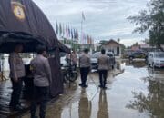 Pilkada Aman dan Nyaman, Wakapolres Barsel Cek Pengamanan Kantor KPU