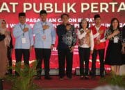 KPU Pulpis Gelar Debat Perdana Pilbup Tahun 2024.