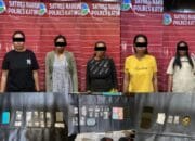 Polisi Amankan 5 Tersangka Pengedar Sabu di Tumbang Samba