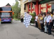 Polda Kalteng Berangkatkan 160 Orang Program Mudik Gratis Nataru