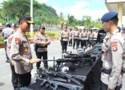 Kunjungi Mako Brimob, Ini Pesan Wakapolda Kalteng