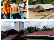 Bantu Warga, BPBD Kapuas Turunkan Tim TRC Tangani Banjir Desa Barunang