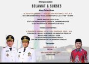 Ketua Pengda IJTI Samsudinnor Ucapkan Selamat atas Pelantikan Agustiar Sabran dan Edy Pratowo Sebagai Gubernur dan Wakil Gubernur Kalteng 2025-2030