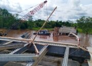Jembatan Muara Terusan Bataguh Ambruk