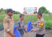 Dukung Ketahanan Pangan, Polres Kobar Gelar Panen Jagung