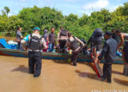 Jalan Lintas Palangka Raya-Buntok Banjir, Polsek Timpah Imbau Warga