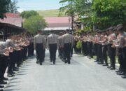 Ditsamapta Polda Kalteng Gelar Tradisi Sambut 126 Bintara Baru