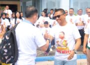 Kapolres Kobar Dan Seluruh Personelnya Antarkan Keberangkatan Kompol Wihelmus Helky Ke Bandara