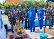 Pertahanan Laut Semakin Kuat, Bupati Hj Nurhidayah Hadiri Peletakan Batu Pertama Pembangunan Mako Lanal Kumai