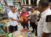 Pastikan Bahan Pangan, Satgas Pangan Polda Kalteng Bersama Disdagperin Cek Pasar Tradisional