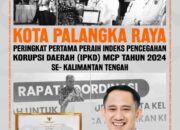Prestasi Membanggakan, Pemkot Palangka Raya Raih Penghargaan IPKD 2024