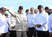 Program Proritas, Mentan Datangi Dadahup Cek Lokasi Program Cetak Sawah
