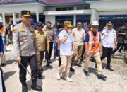 Gubernur Agustiar dan Kapolda Kalteng Tinjau Pasar dan Pantau Arus Mudik