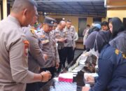 Pemeriksaan Urine Personelnya Secara Mendadak, Ini Kata Kapolres Kobar 