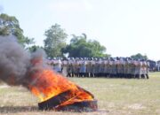 Latihan Dalmas Jelang May Day 2025, Kapolres Kobar Sampaikan Ini