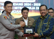 Ketua Komisi III DPR RI berikan Apresiasi Kinerja Polda Kalteng.