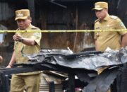 Prihatin Musibah Kebakaran, Bupati Wiyatno Dan Wabup Dodo Tinjau Lokasi TKP Pasar Mulia