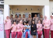 Peringati HUT YKB ke-45, Ketua Bhayangkari Kalteng Bersama Wakapolda Anjangsana
