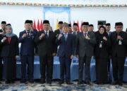 Gubernur Agustiar Lantik Pejabat Pimpinan Tinggi Pratama Kalteng