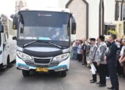 Melepas Keberangkatan 46 JCH, Bupati Pulang Pisau Berpesan Perbanyak Ibadah dan Jaga Kesehatan