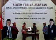 Pj. Bupati Barito Utara Hadiri Sertijab Kepala BPK Kalteng
