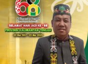 Anggota DPRD Purdiono Ucapkan Selamat Hari Jadi ke-68 Provinsi Kalimantan Tengah
