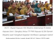 Ikuti Tahapan KLA Verifikasi Lapangan Hybrid, Ini Harapan Bupati Kapuas Wiyatno