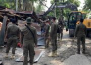 Drainase Terganggu, Pemko Palangka Raya Tertibkan Bangunan Liar