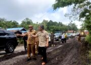 Tinjau Jalan Nasional Rusak, Pj Bupati Barito Utara: Renacana Bulan Ini Akan di Perbaiki