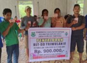 30 KPM Warga Desa Hurtam Terima BLT-DD Tahap-I Dan II