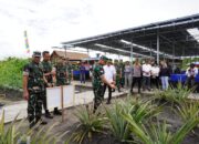 Danrem Kalteng Dampingi Pangdam XII Tinjau Langsung Kesiapan Penutupan TMMD