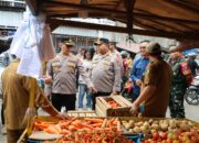 Pastikan Harga Pangan Jelang Idul Adha, Polda Kalteng Sidak Pasar Tradisional
