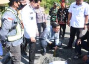 Kunker Tinjau Jalan, Bupati Pulpis Tegaskan Bakal Sangsi Kendaraan ODOL