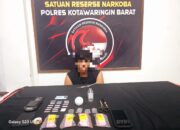 Polres Kobar Berhasil Tangkap Pemuda Sembunyikan Narkotika di Bolam Lampu