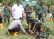 Kodim 1002 HST Tanam 200 Pohon Bentuk Kepedulian Lingkungan
