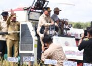 Dampingi Gubernur Kalteng Panen Raya, Bupati Wiyatno: lnilah Wujud Nyata Kontribusi Kapuas terhadap Swasembada Pangan