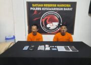 Polres Kobar Berhasil Ciduk Dua Pemuda Edarkan Sabu