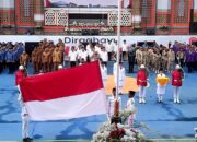 Pemkab Barut Gelar Peringatan HUT RI ke 80, Pengibaran Merah Putih Sukses
