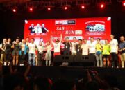 Sabrun Night Run 2025: Gubernur Lepas Ribuan Pelari, Gaungkan Semangat Sehat dan Persatuan