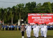 Wali Kota Palangka Raya Pimpin Upacara HUT RI ke-80: Seruan Persatuan dan Karya Nyata