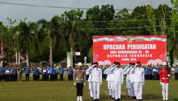 Wali Kota Palangka Raya Pimpin Upacara HUT RI ke-80: Seruan Persatuan dan Karya Nyata