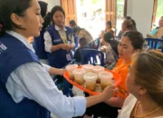 Cegah Stunting, Mahasiswa KKN UPR Desa Tumbang Empas Inovasikan Bakso Bayam Sehat