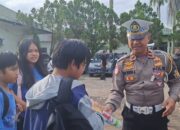 Sambut HUT Lalu Lintas 2025, Satlantas Polresta Palangka Raya Saling Berbagi