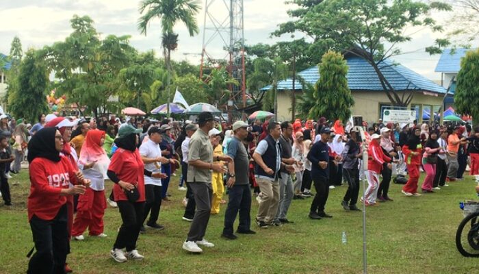 Jalan Sehat BKPRMI Kalteng Langkah Bersama untuk Sehat, Merdeka, dan Bersatu