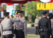 Kapolda Kalteng Pimpin Apel Operasi Aman Nusa I Telabang 2025