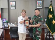 Pangdam XXII/Tambun Bungai Mayjen TNI Zainul Terima Kunjungan Gubernur Kalteng