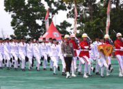 Pemkab Mura Gelar Upacara Penurunan Bendera HUT ke-80 RI Berlangsung Sukses