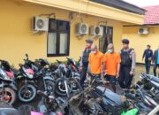 Dua Pelaku Spesialis Curanmor Berhasil Ditangkap, Polisi Amankan Puluhan Motor