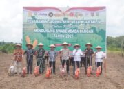 Sekda Pulpis Hadiri Penanaman Jagung Serentak Kuartal IV Program Ketahanan Pangan Bersama FKPD